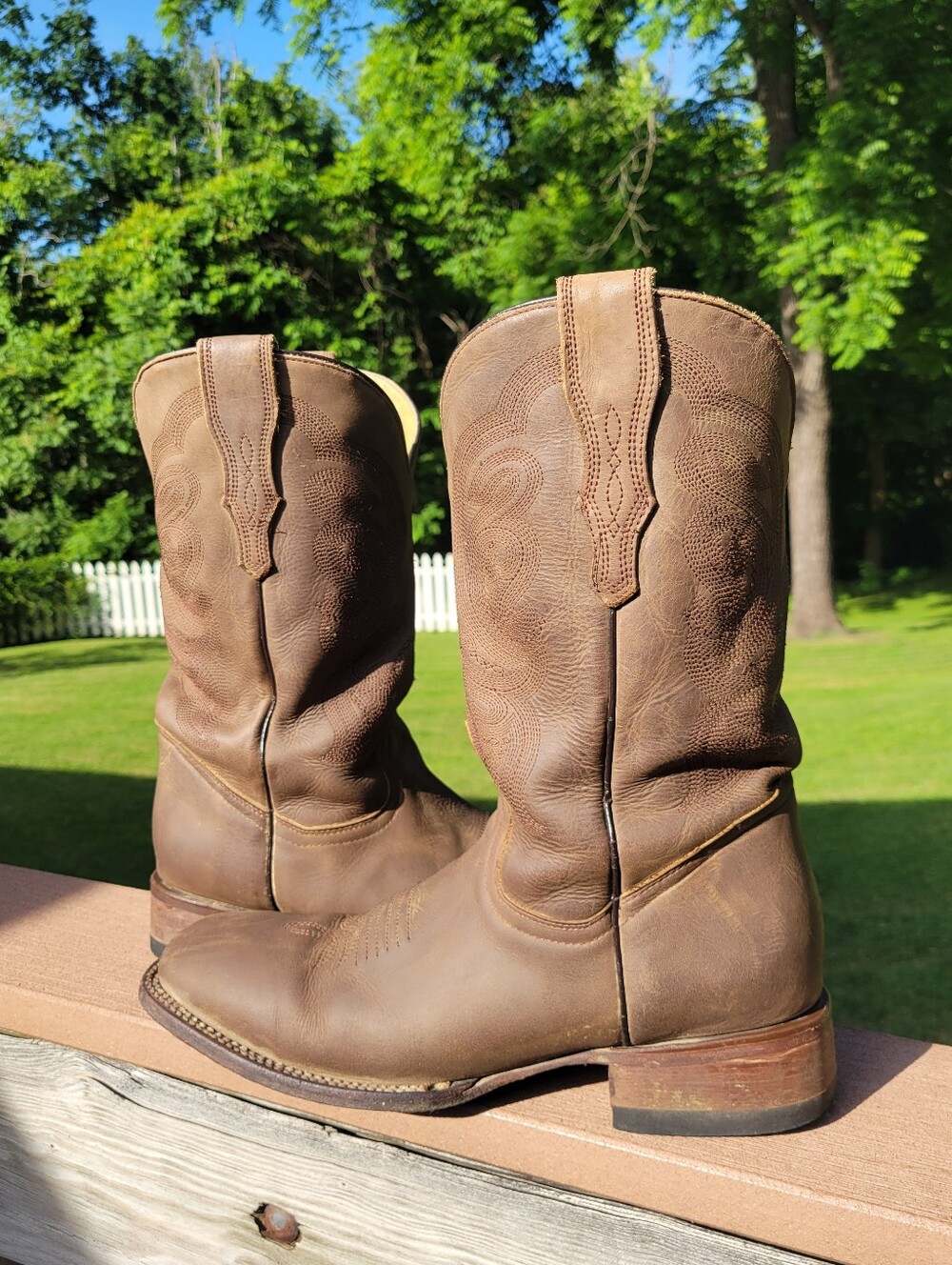 Rockin' Leather | Brown Cowboy Boots